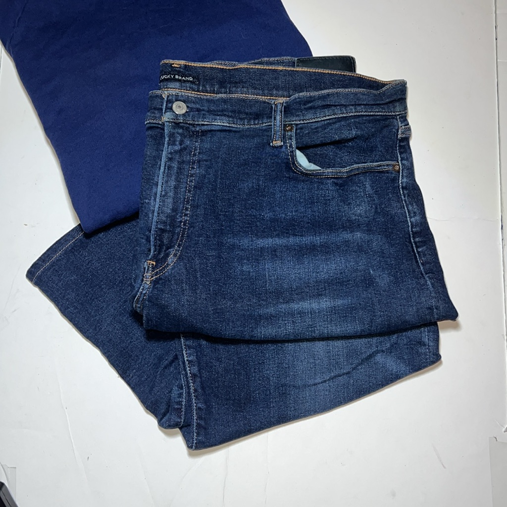 Lucky Brand 363 Straight Stretch Mens Jeans 42